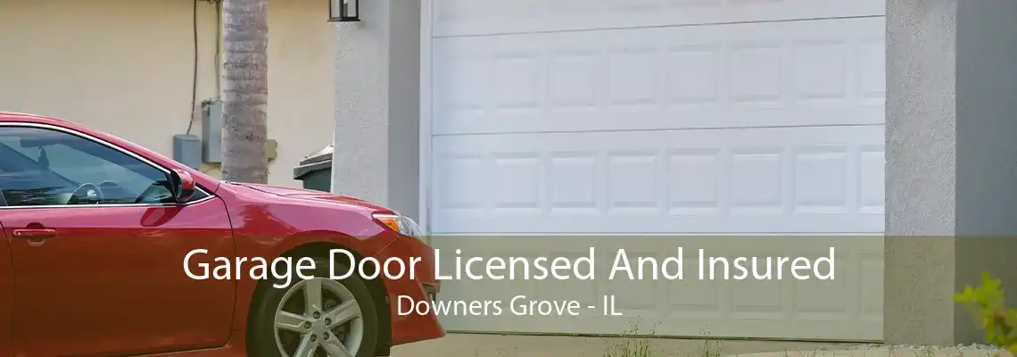 Garage Door Licensed And Insured Downers Grove - IL