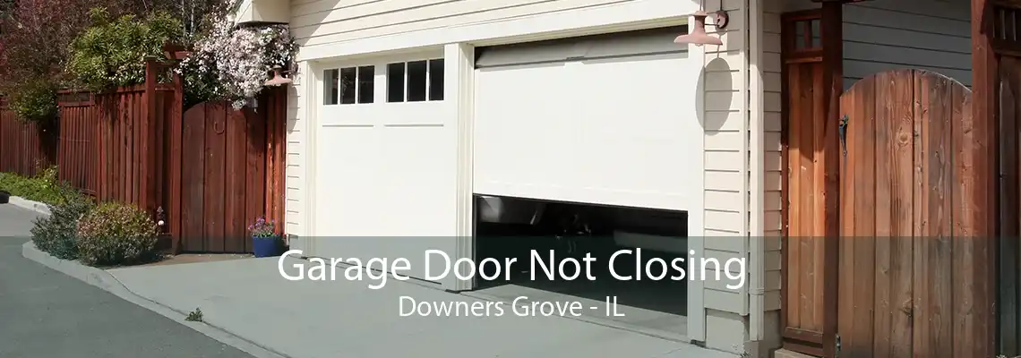 Garage Door Not Closing Downers Grove - IL