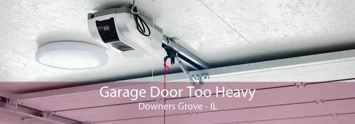 Garage Door Too Heavy Downers Grove - IL