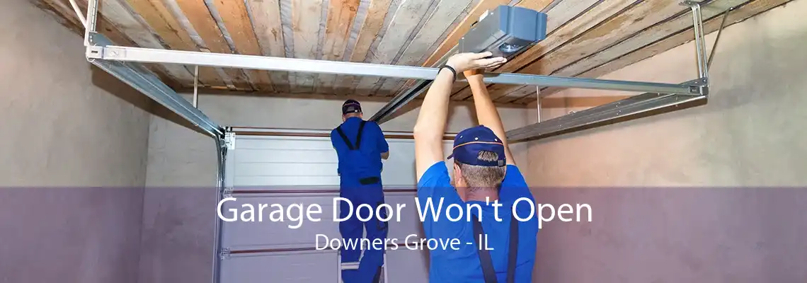 Garage Door Won't Open Downers Grove - IL